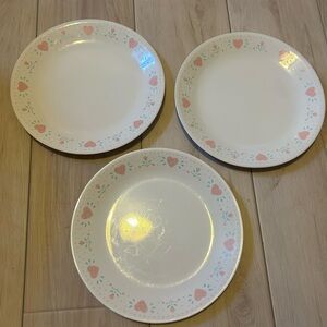 Corelle Forever Yours Dinner Plates Set of 3